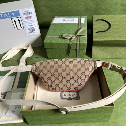 争奪戦*グッチ×ザノースフェイス コピー*コラボプリントベルトバッグ 送料込 guj84000