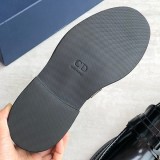 ☆超人気☆ディオール 偽物 EVIDENCE スムースカーフスキン ローファー 3LO123ZGK_H969