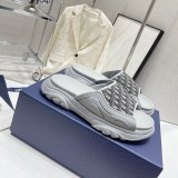 すぐ届く！ディオール H-TOWN サンダル コピー ラバー オブリーク ジャカード 2色 3SA132ZYF_H800