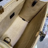 大人気！フェンディ ストロー ショッパー サンシャイン ミディアム ハンドバッグ 偽物 8BH386AAYVF1E1I
