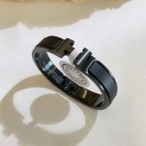 超希少！★エルメス★Clicクリックカデナス ブレスレット ブラック 偽物 era04768