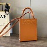 完売必至ロエベ カーフ スタンダード A5 トートバッグ 偽物 2サイズ loo81477