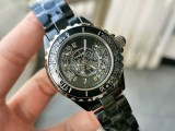 目を惹くカラーシャネル 偽物 J12・33&38mm 世界限定 ブラックセラミック shy13878