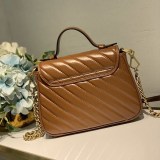 n級品 おすすめグッチ コピー ミニ トップハンドルバッグ GGマーモント 5835710OLFT2535