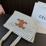 大人気 セリーヌ 偽物 ストライプ ラージ カバ タイス トートバッグ Cex08381