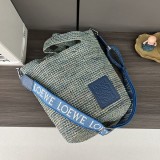 超限定♪ロエベ パウラズスリットラフィアバック 偽物 かご 10113