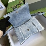 【日本未発売】バレンシアガ Hourglass スモールハンドバッグ 偽物 5935462104W9064