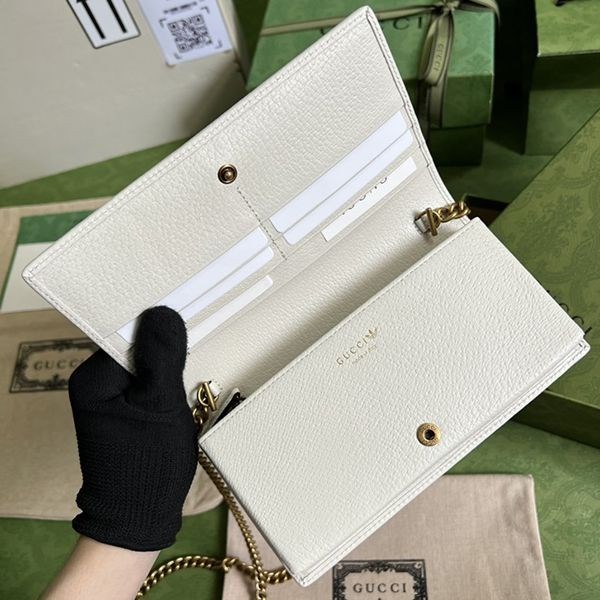 入手困難アディダス×グッチ 偽物 チェーン付き ウォレット ショルダーバッグ