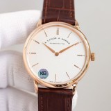 目を惹くカラーランゲ＆ゾーネ 偽物 サクソニア フラッハ 39mm rab09037
