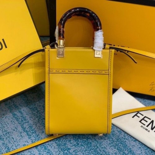 フェンディ レディース サンシャイン ショッパー 偽物 ミニバッグ fey30862