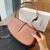 【23SS】セリーヌ コピー ストラップ付き クラッチ タブー 茶 10I593DQ1
