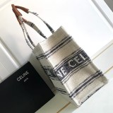 ★日本!!人気！セリーヌ 偽物 テキスタイルロゴ ラージ カバ タイス トートバッグ Ceo41111