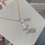 ブルガリ ビーゼロワン ネックレス DIVAS DREAM 偽物☆ローズゴールド☆ダイヤネックレス Bux43873