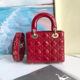 【奇跡の再入荷！即発送】レディ ディオール スモールハンドバッグ コピーカーフスキン ショルダー des03985