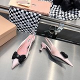 人気お洒落に♪ミュウミュウ 偽物 パンプス ヒール5.5cm myr58479