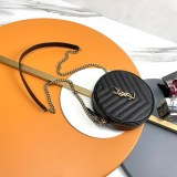 【人気商品】サンローラン VINYLEヴィニル コピーミニバッグ 丸 610436