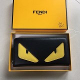 フェンディ コピー ブラックレザー ジップウォレット 長財布 バッグ バグズ feh99103