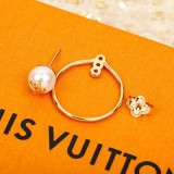 【パールが素敵】ルイヴィトン 偽物★ピアス・LV エクリプス パール M01237