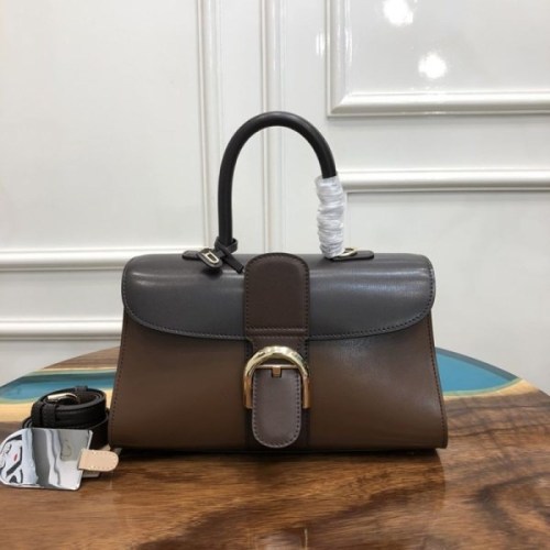 定番【DELVAUX 偽物】カーフスキン ブリヨン MM ショルダー ハンドバッグ 3サイズ Des63290