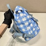 追跡付プラダ 偽物 ヴィシーチェック ナイロン バックパック pux39341