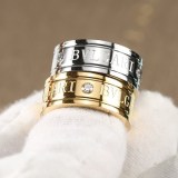 ＜最新で絶対欲しい>ブルガリ ロゴリング 偽物 ダイヤ付き 指輪 Bub56163