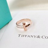 注目★ティファニーT T ワン リング 18K ピンクゴールド 偽物 Tit40607