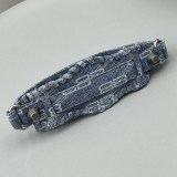 使い勝手良しバレンシアガ BBモノグラム デニム ハンドバッグ 偽物 bai78766