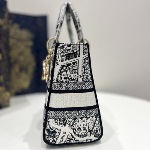 ★日本!!人気！レディディオール コピー LADY D-LITE ミディアムバッグ M0565OOMPM041