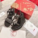 《大人気》クリスチャンルブタン ウェッジサンダル コピー PYRACLOU シューズ 靴 Ruf84964