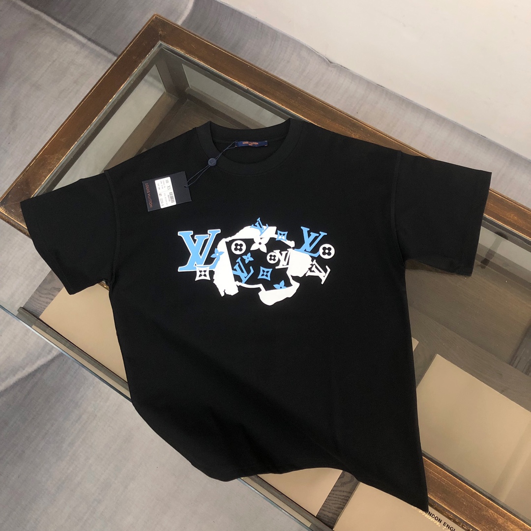 超希少！2024 ルイヴィトン 新作 半袖Tシャツ 偽物