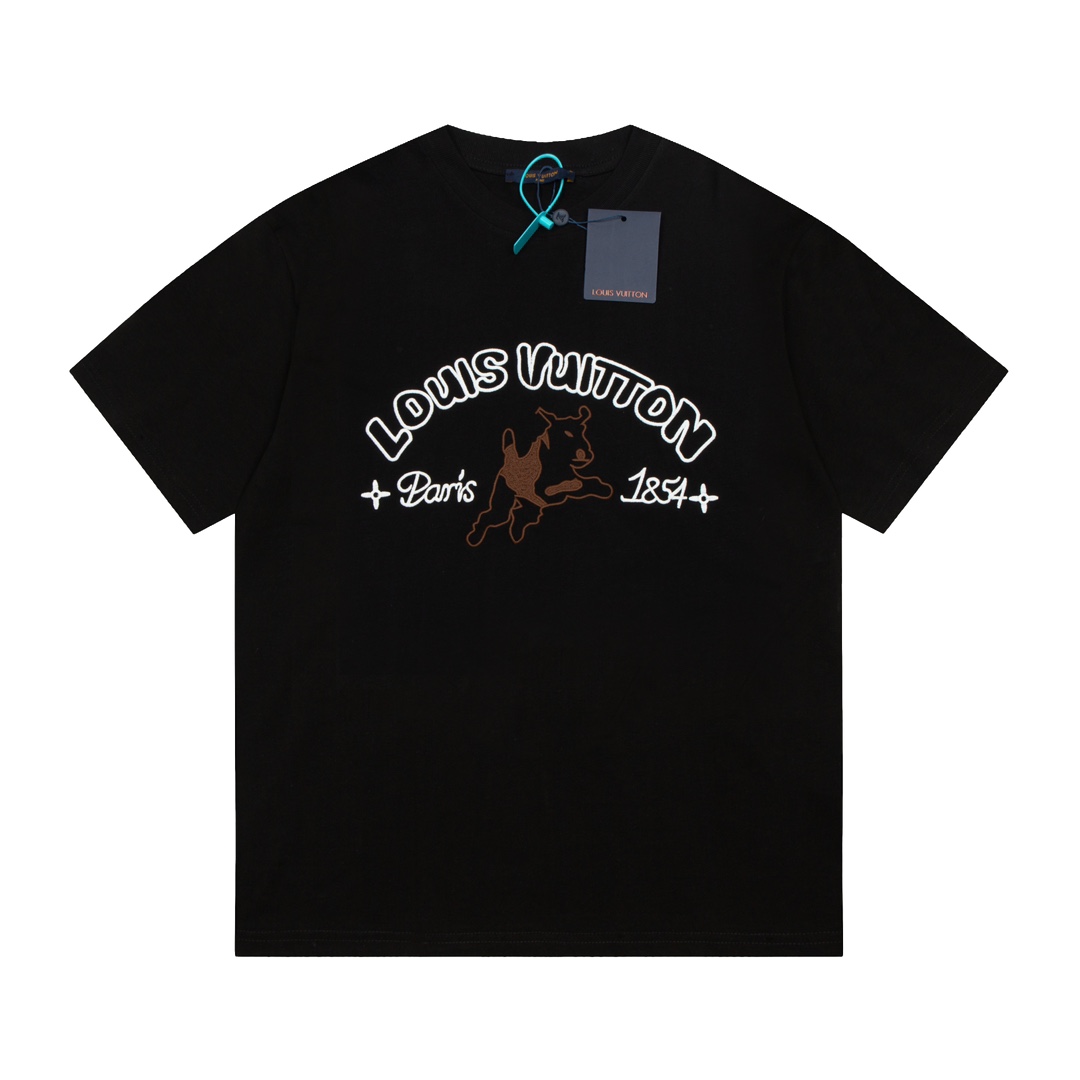完売必至 ★ 2024 ルイヴィトン 新作 半袖Tシャツ スーパーコピー