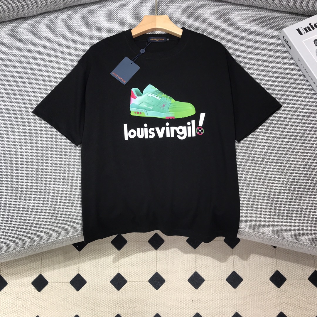 使い勝手良 2024 ルイヴィトン 新作 半袖Tシャツ 偽物