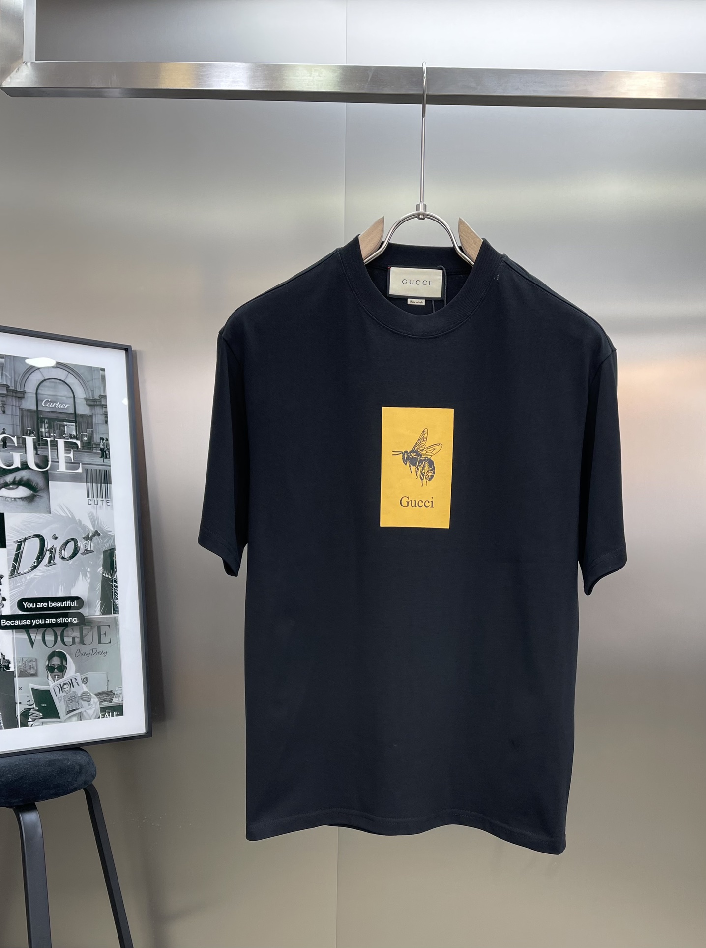 人気急上昇新作 2024 グッチ 新作 半袖Tシャツ 偽物 2色