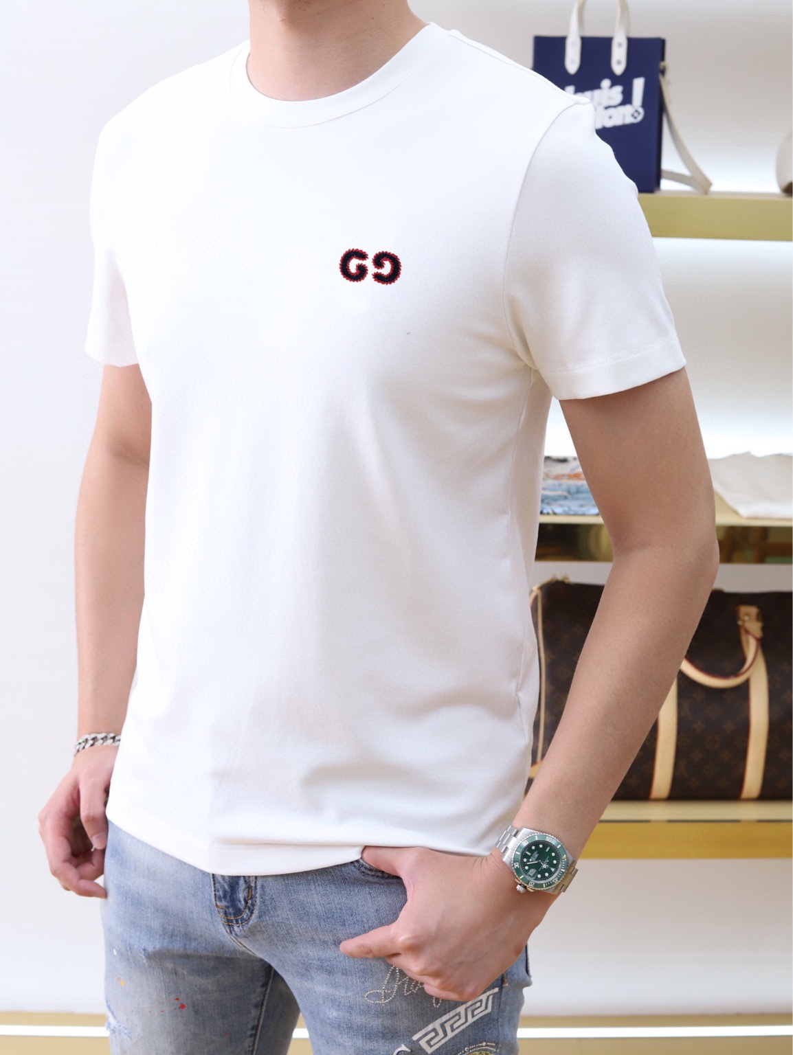 激安価格！2024 グッチ 新作 半袖Tシャツ スーパーコピー 2色