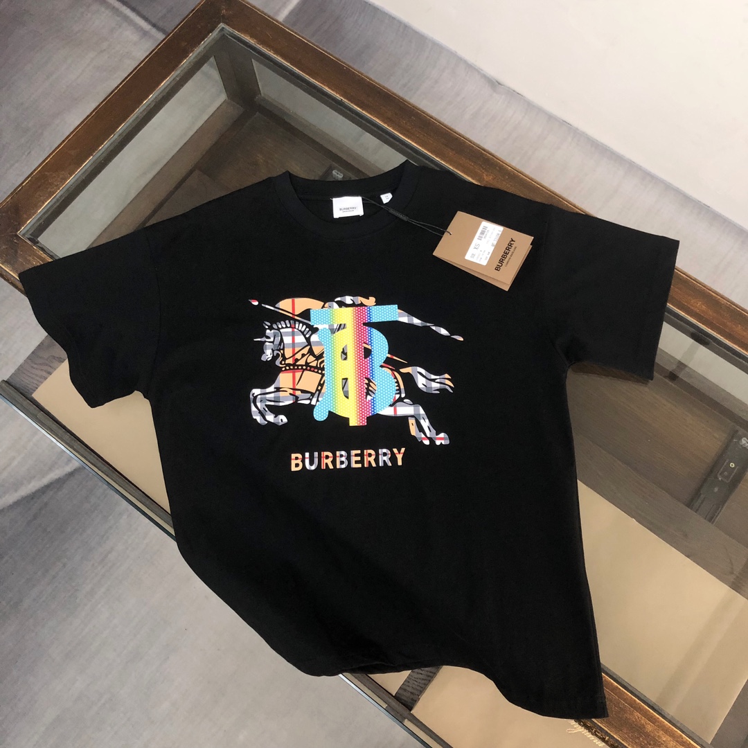 高品質 2024 バーバリー 新作 半袖Tシャツ 偽物