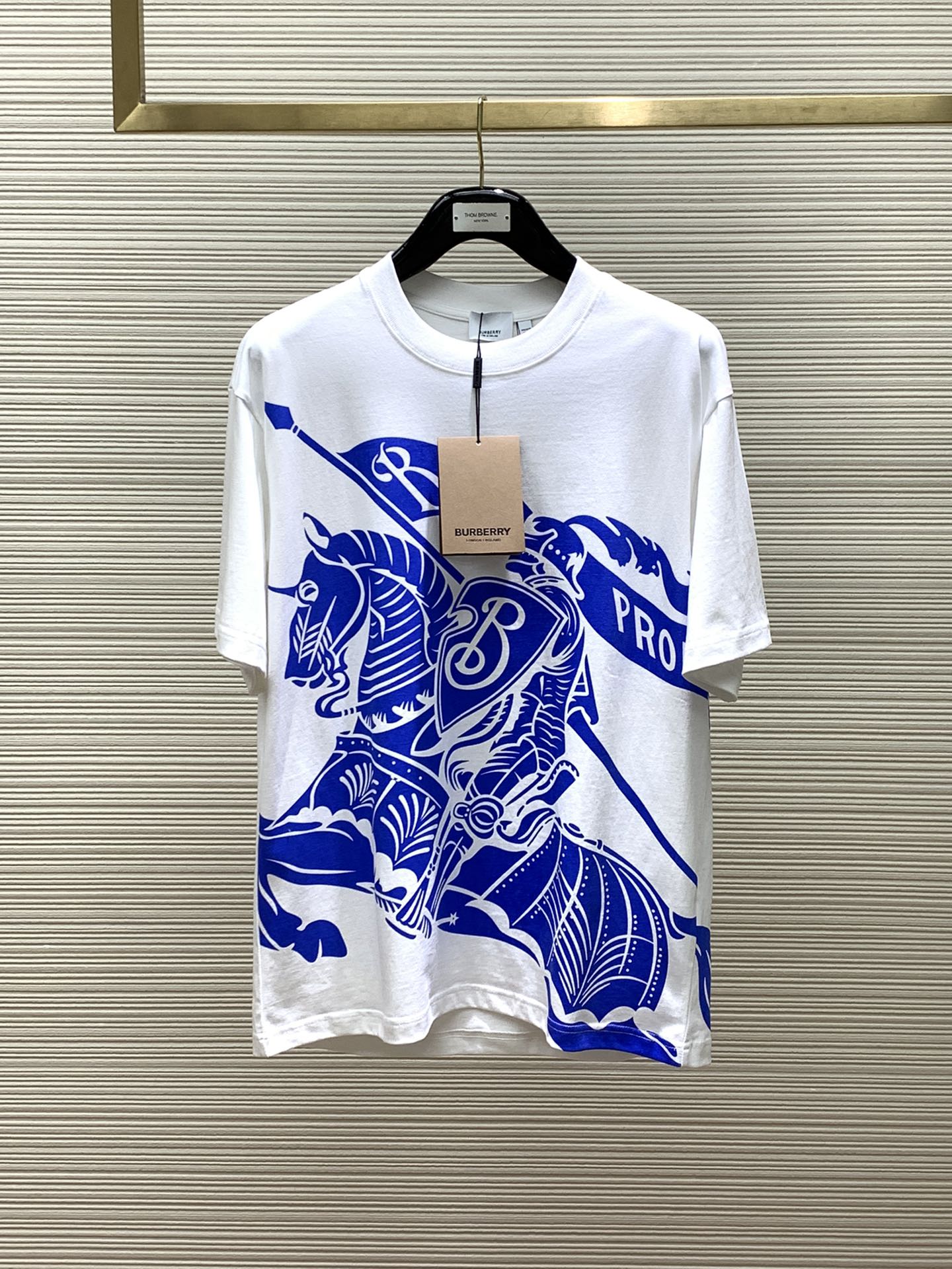 ☆超人気☆ 2024 バーバリー 新作 半袖Tシャツ 偽物