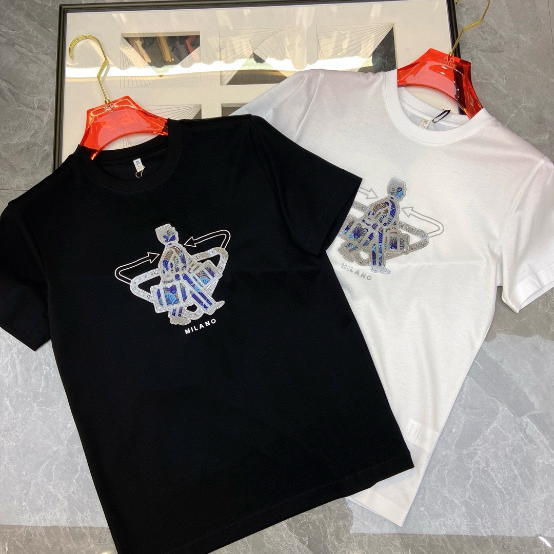 即発送！2024 プラダ 新作 半袖Tシャツ コピー 4色