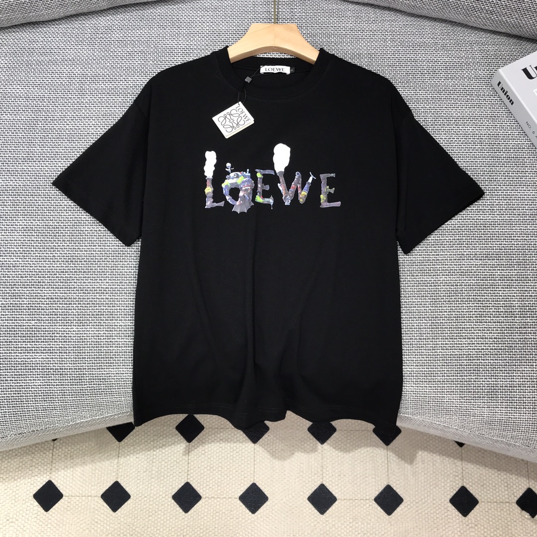 最安値挑戦 2024 ロエベ 新作 半袖Tシャツ スーパーコピー