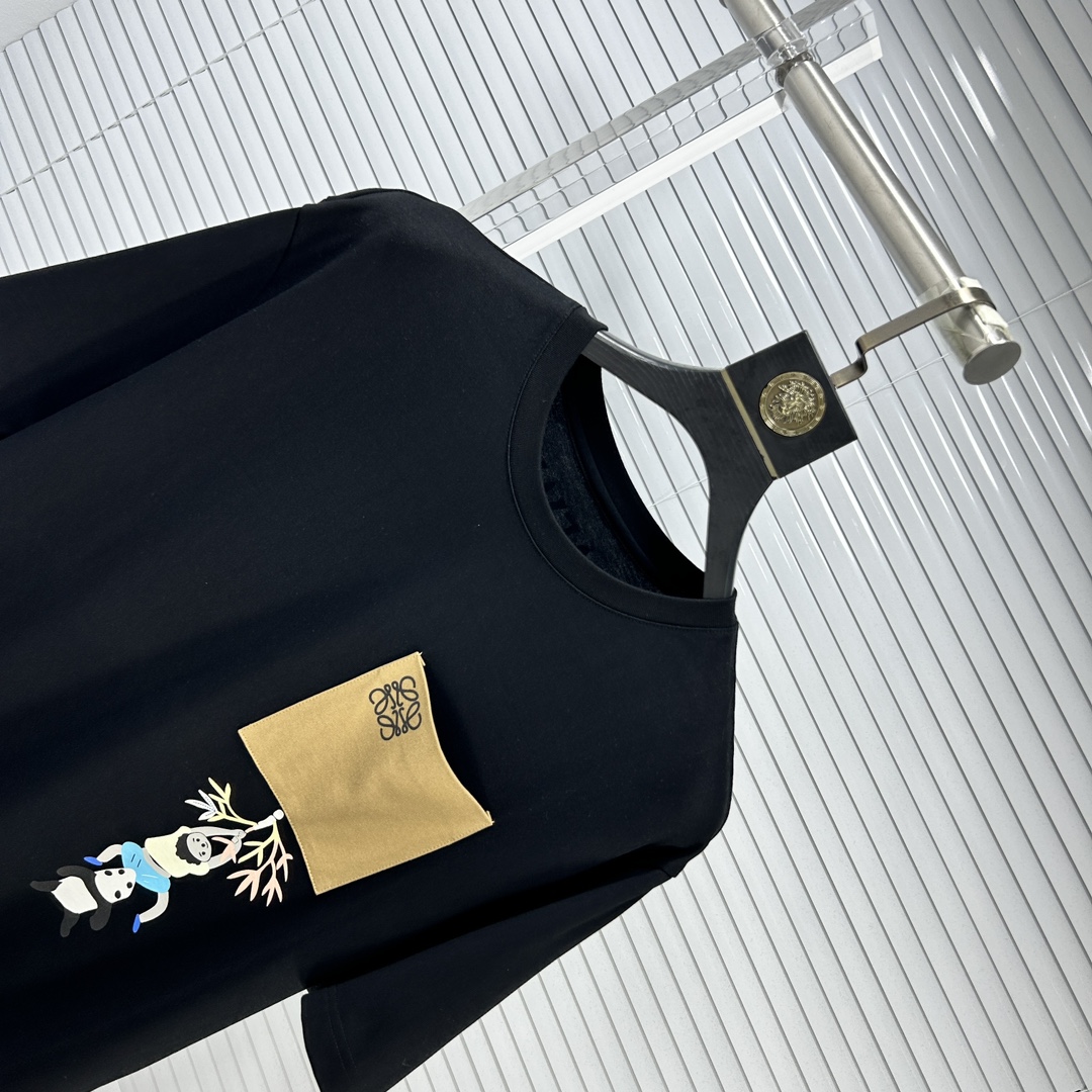 すぐ届く 2024 ロエベ 新作 半袖Tシャツ 偽物