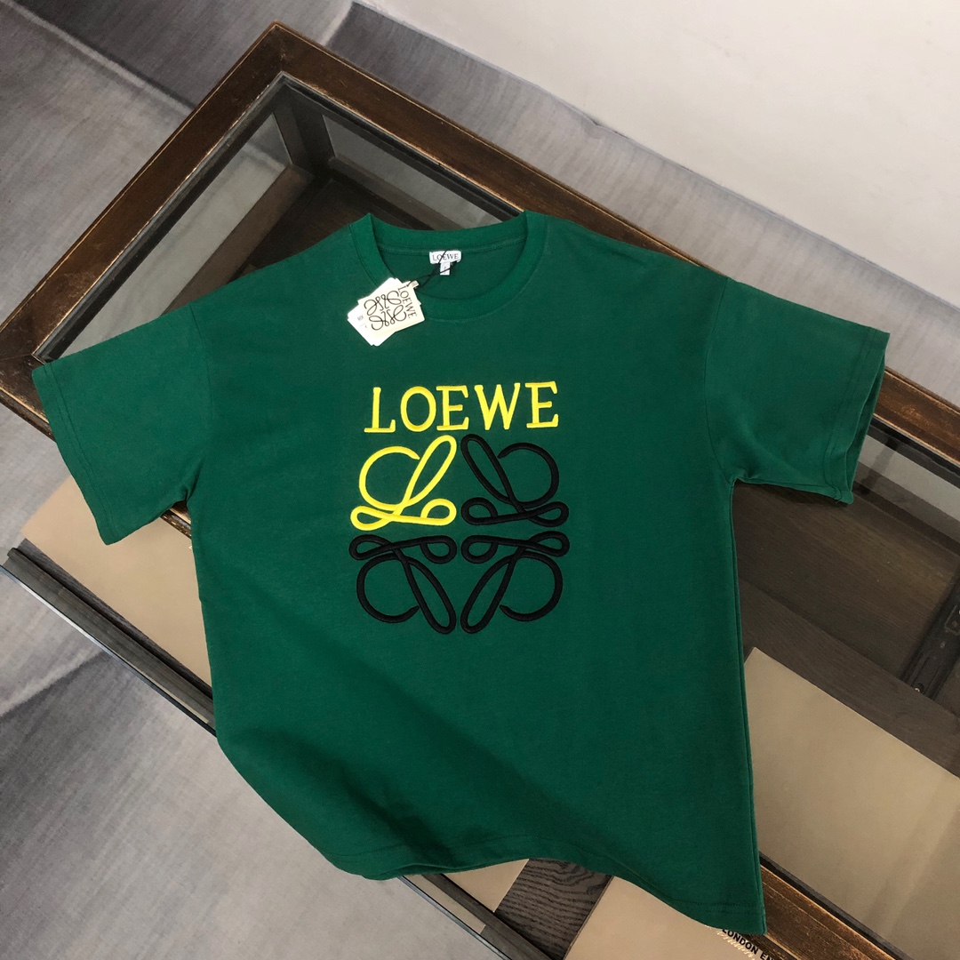 完売必至 ★ 2024 ロエベ 新作 半袖Tシャツ 偽物