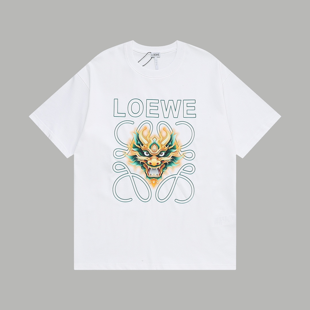 使い勝手良 2024 ロエベ 新作 半袖Tシャツ 偽物