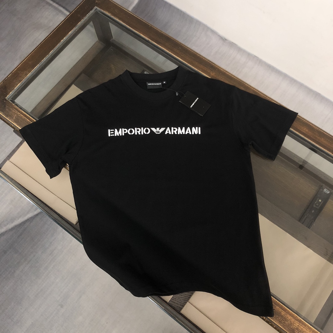 人気急上昇新作 2024 ジョルジオアルマーニ 新作 半袖Tシャツ スーパーコピー