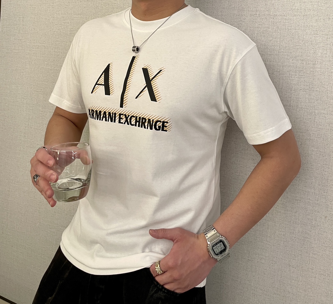 【即発】★ 2024 ジョルジオアルマーニ 新作 半袖Tシャツ スーパーコピー