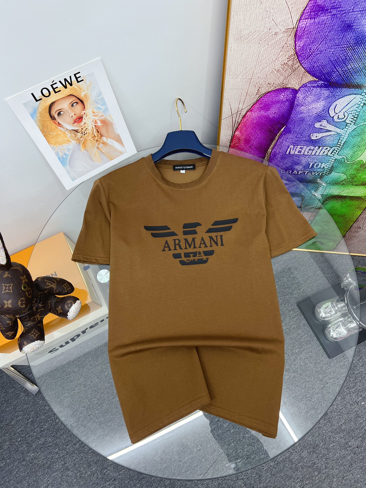 完売必至 2024 ジョルジオアルマーニ 新作 半袖Tシャツ スーパーコピー 5色