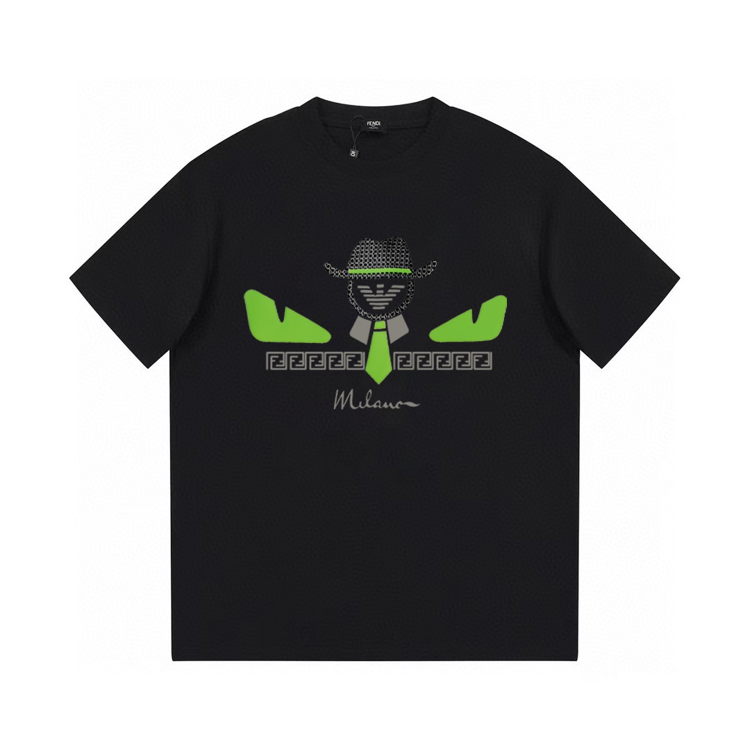 ☆超人気☆ 2024 フェンディ 新作 半袖Tシャツ スーパーコピー 2色