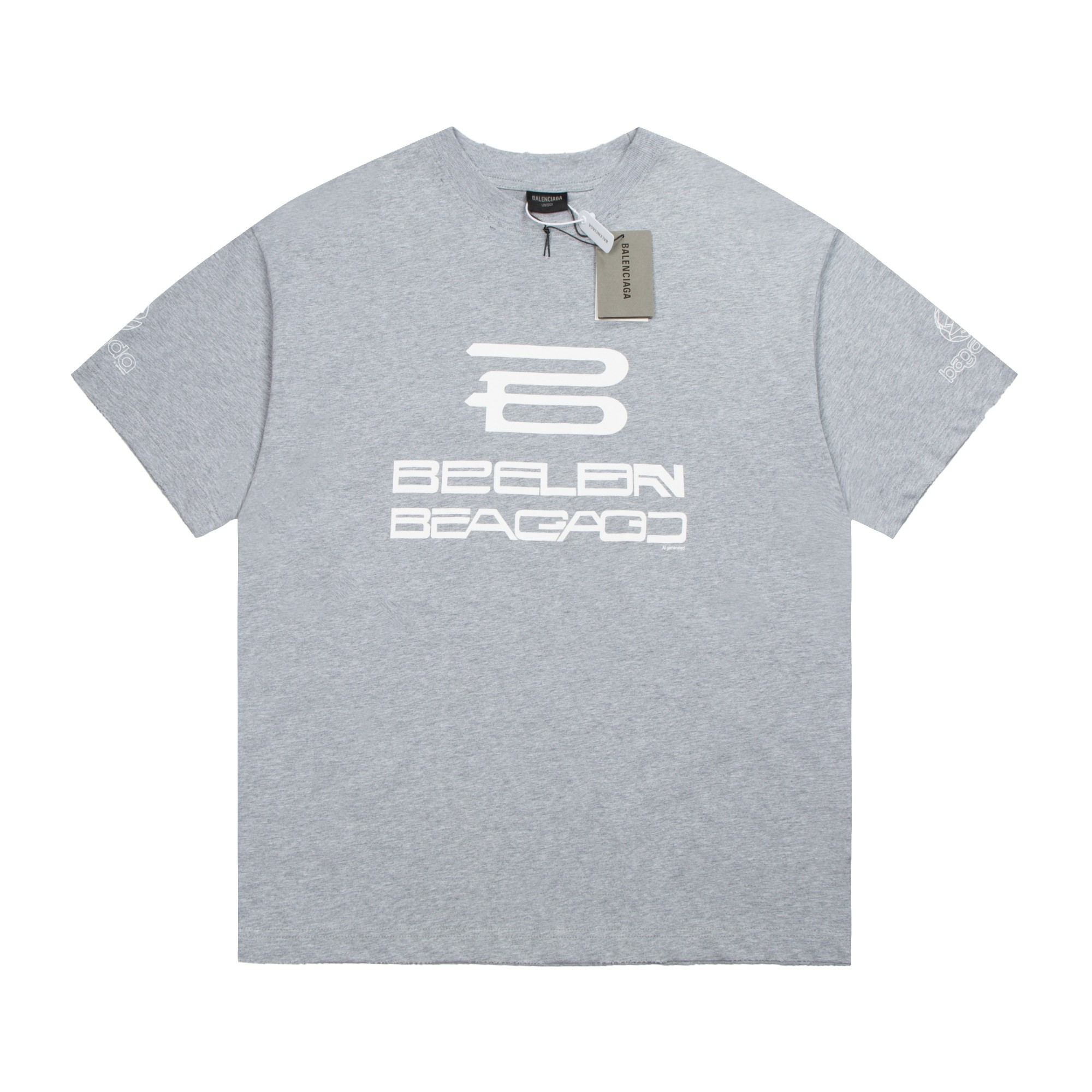 送料込 2024 バレンシアガ 新作 半袖Tシャツ 偽物