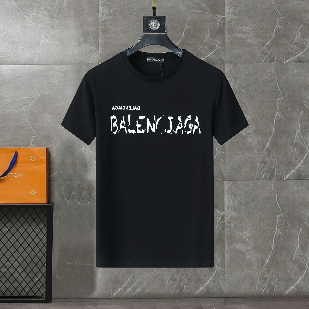 使い勝手良 2024 バレンシアガ 新作 半袖Tシャツ スーパーコピー 2色