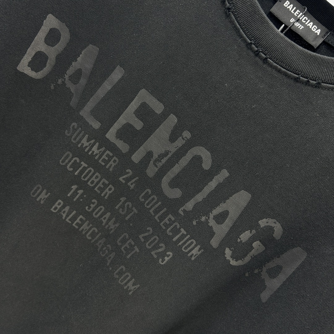 完売必至 2024 バレンシアガ 新作 半袖Tシャツ スーパーコピー