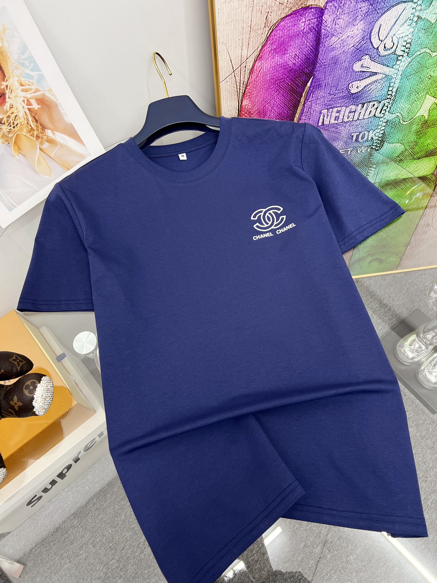 お洒落 2024 シャネル 新作 半袖Tシャツ スーパーコピー 4色