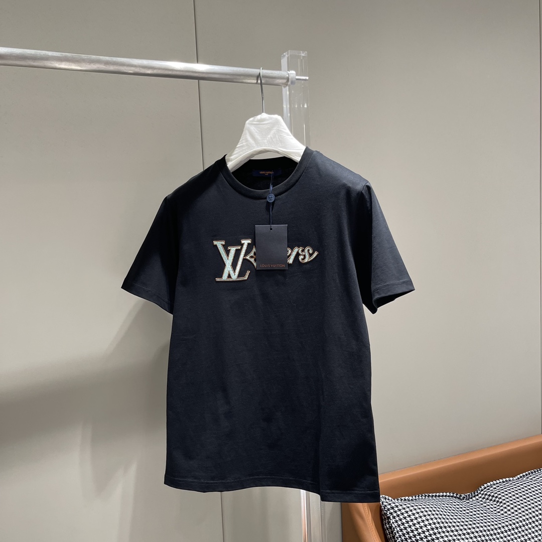 高品質 2024 ルイヴィトン 新作 半袖Tシャツ 偽物 2色